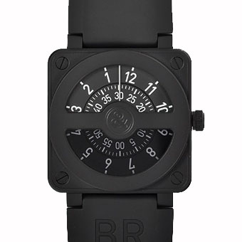 BELL＆ROSS ベル&ロス スーパーコピー BR01-92 COMPASS ブラック 【世界限定500本】